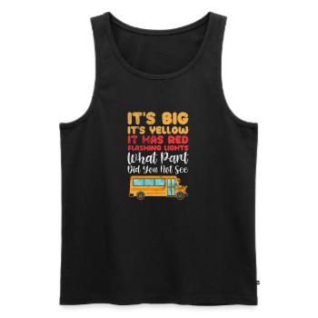 Busfahrer - Männer Premium Bio Tank Top - Schwarz - Vorne - AI Model Male 178 light (178cm)