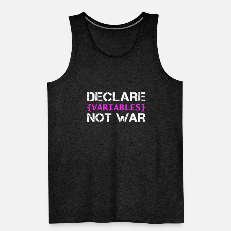 Hacker Coder Computer Hacking Gift Men's Premium Organic Tank Top