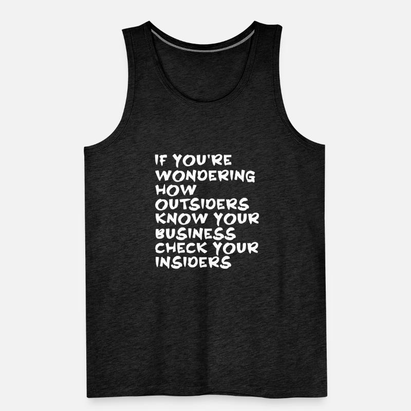 Hacker Coder Computer Hacking Gift Men's Premium Organic Tank Top