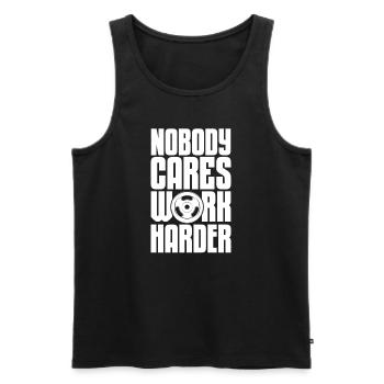Bodybuilder Body Building Fitness Gym Geschenk - Männer Premium Bio Tank Top - Schwarz - Vorne - Michal (187cm)