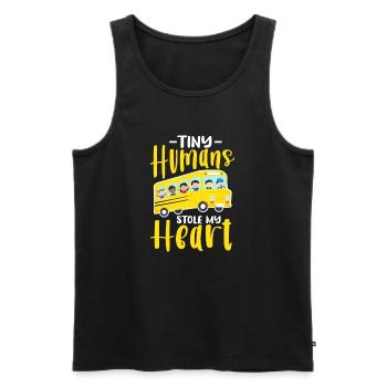Bus Driver Bus Driver Bus Schuhlbus Gift - Men's Premium Organic Tank Top - black - Front - AI Model Male 178 light (178cm)