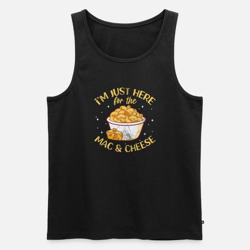 Käse - Männer Premium Bio Tank Top - Schwarz