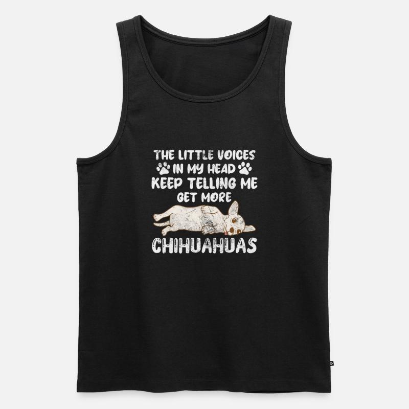 Chihuahua - Männer Premium Bio Tank Top - Schwarz