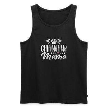Chihuahua - Débardeur bio Premium Homme - noir - Devant - Michal (187cm)