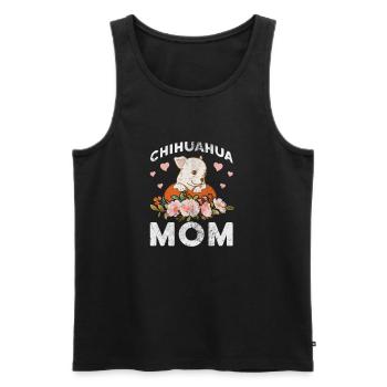 Chihuahua - Débardeur bio Premium Homme - noir - Devant - Michal (187cm)