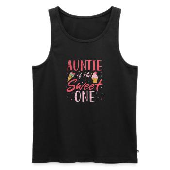 Eiscreme - Männer Premium Bio Tank Top - Schwarz - Vorne - Michal (187cm)
