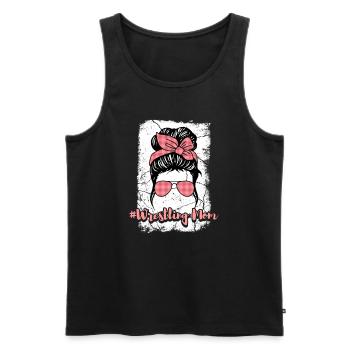 Lutteur lutteur Fight Wrestling Ringer cadeau - Débardeur bio Premium Homme - noir - Devant - Michal (187cm)