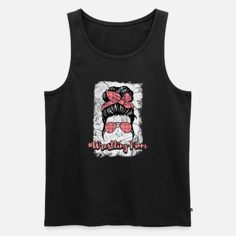 Wrestling - Männer Premium Bio Tank Top - Schwarz