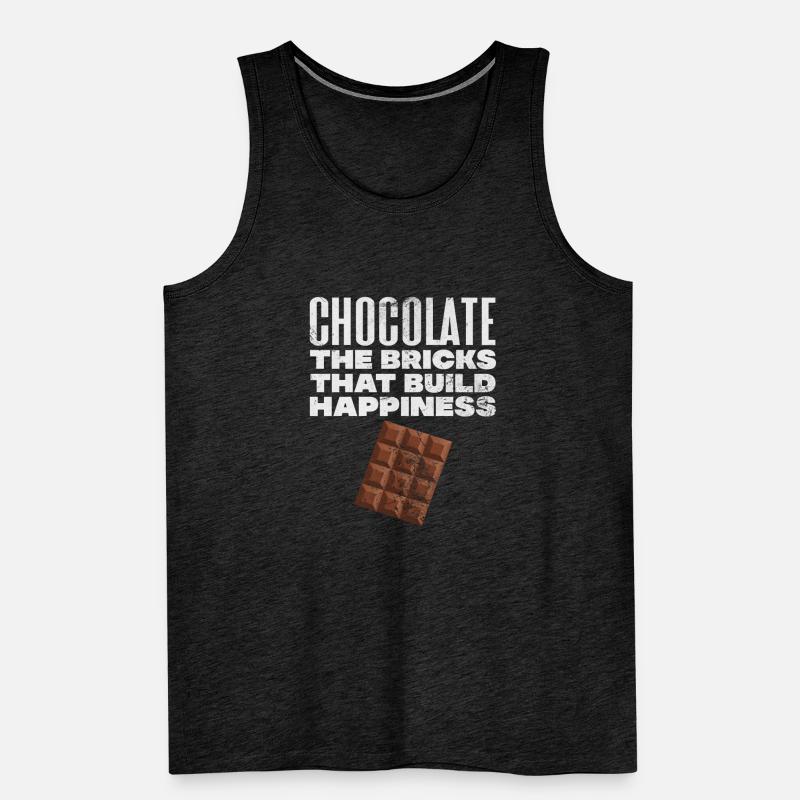 chocolat Débardeur bio Premium Homme