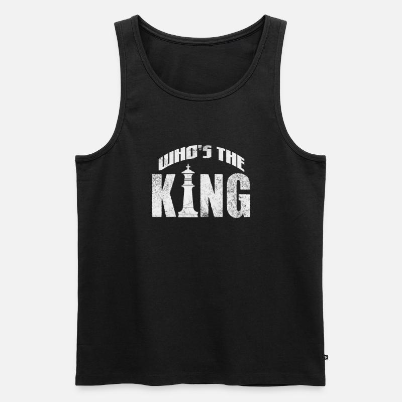 Schach - Männer Premium Bio Tank Top - Schwarz