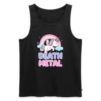 Cadeau de Festival de musique Death Metal - Débardeur bio Premium Homme - noir - Devant - AI Model Male 178 light (178cm)