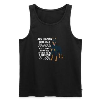 Doberman chien chiens cadeau pour animaux de compagnie - Débardeur bio Premium Homme - noir - Devant - Michal (187cm)