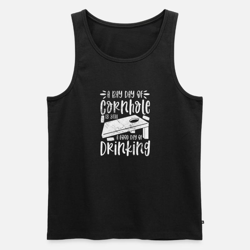 Cornhole - Débardeur bio Premium Homme - noir