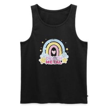 Death Metal - Männer Premium Bio Tank Top - Schwarz - Vorne - AI Model Male 178 light (178cm)