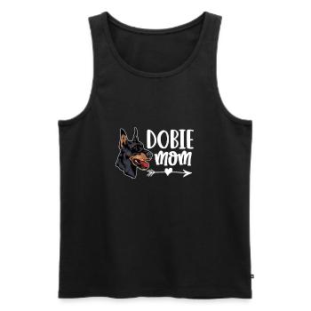 Doberman chien chiens cadeau pour animaux de compagnie - Débardeur bio Premium Homme - noir - Devant - Michal (187cm)