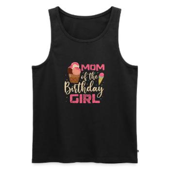 Eiscreme - Männer Premium Bio Tank Top - Schwarz - Vorne - Michal (187cm)