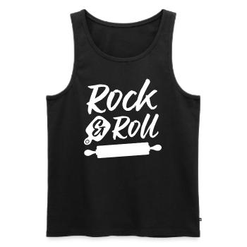 Baker Bakery Bakery Baking Gift - Men's Premium Organic Tank Top - black - Front - AI Model Male 178 light (178cm)