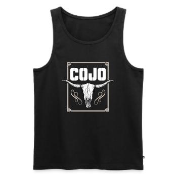 Cadeau de musique country country music - Débardeur bio Premium Homme - noir - Devant - Michal (187cm)