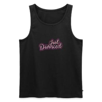 Divorce - Men's Premium Organic Tank Top - black - Front - Michal (187cm)