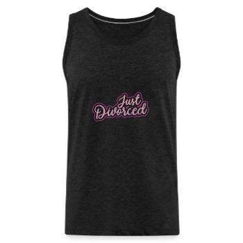 Scheidung - Männer Premium Bio Tank Top - Anthrazit - Vorne - Alexander (188cm)