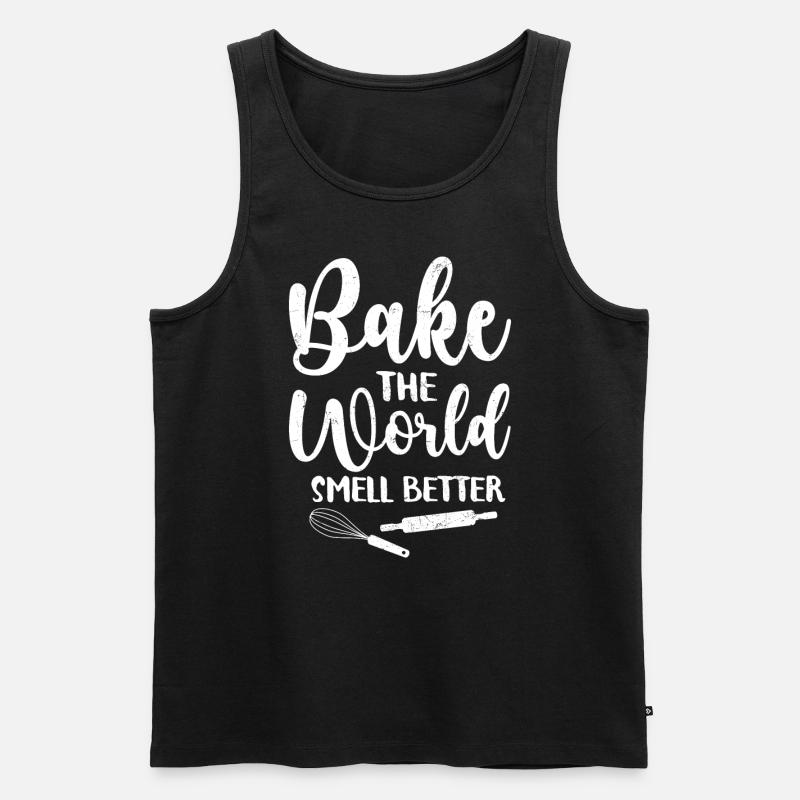 Bäcker - Männer Premium Bio Tank Top - Schwarz