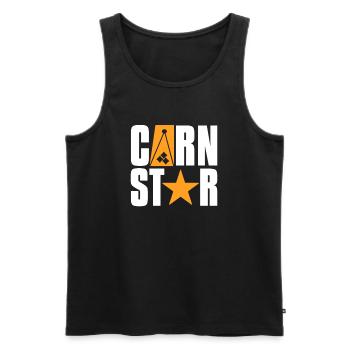 Cornhole Beanbag Sackloch Geschenk - Männer Premium Bio Tank Top - Schwarz - Vorne - AI Model Male 178 light (178cm)