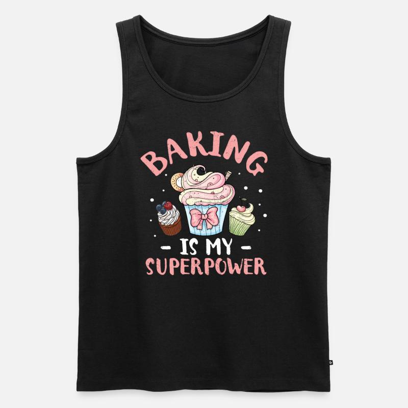 Cupcake - Men's Premium Organic Tank Top - black