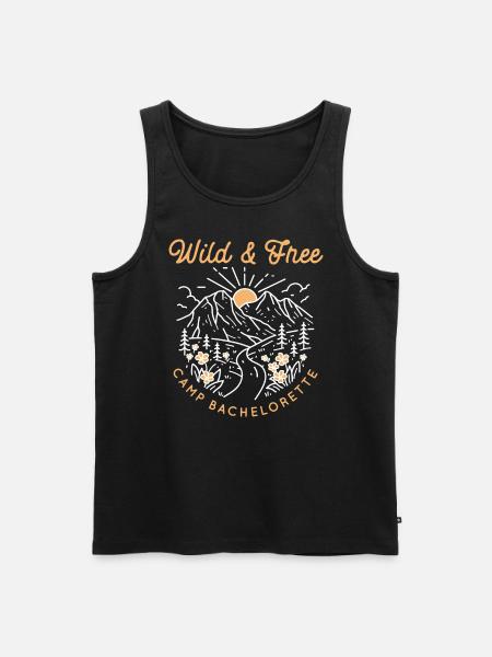 Bachelorette Hen Party Bride - Men's Premium Organic Tank Top - black