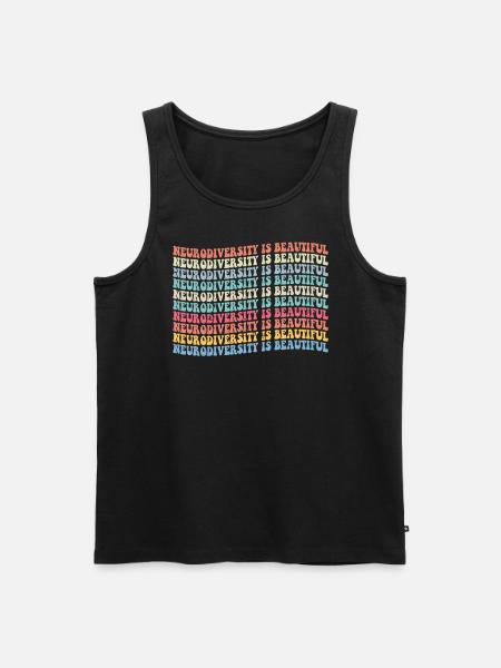 Autisme - Débardeur bio Premium Homme - noir
