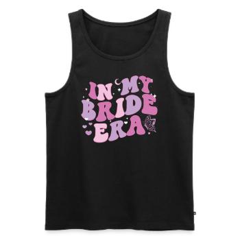 Bachelorette Hen Party Bride - Men's Premium Organic Tank Top - black - Front - AI Model Male 178 light (178cm)