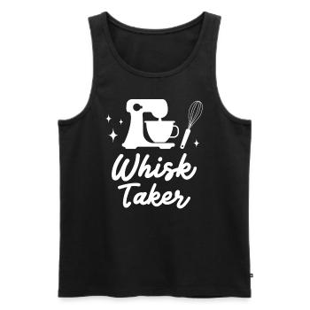 Baker Bakery Bakery Baking Gift - Men's Premium Organic Tank Top - black - Front - AI Model Male 178 light (178cm)