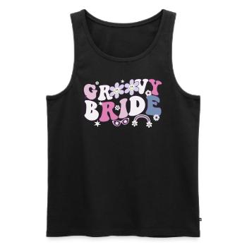 Bachelorette Hen Party Bride - Men's Premium Organic Tank Top - black - Front - AI Model Male 178 light (178cm)