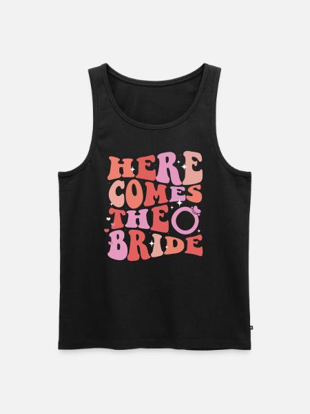 Bachelorette Hen Party Bride - Men's Premium Organic Tank Top - black