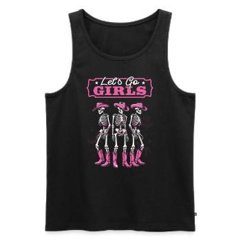 Bachelorette Hen Party Bride - Men's Premium Organic Tank Top - black - Front - AI Model Male 178 light (178cm)