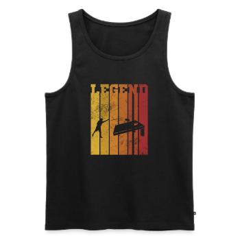 Cornhole - Men's Premium Organic Tank Top - black - Front - Michal (187cm)