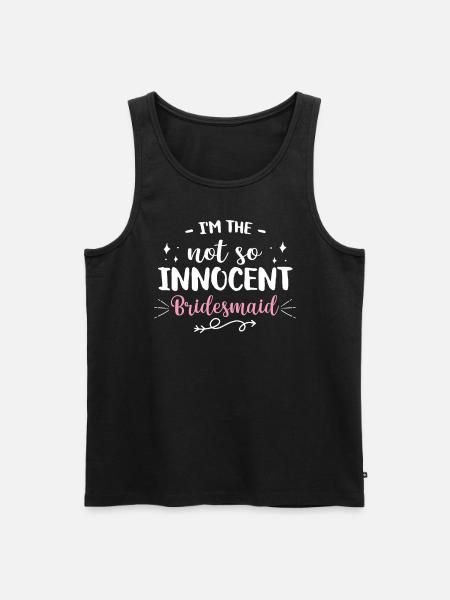 Bachelorette Hen Party Bride - Men's Premium Organic Tank Top - black