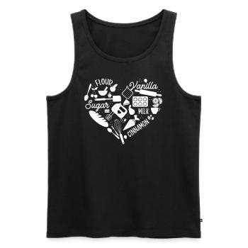 Baker Bakery Bakery Baking Gift - Men's Premium Organic Tank Top - black - Front - AI Model Male 178 light (178cm)