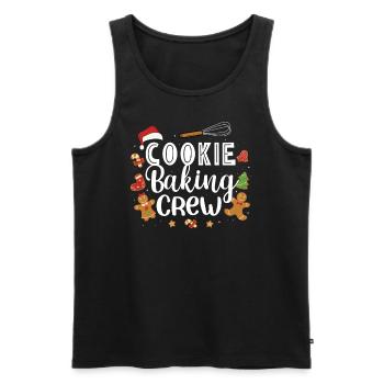 Baker boulangerie boulangerie pâtisserie cadeau - Débardeur bio Premium Homme - noir - Devant - Michal (187cm)