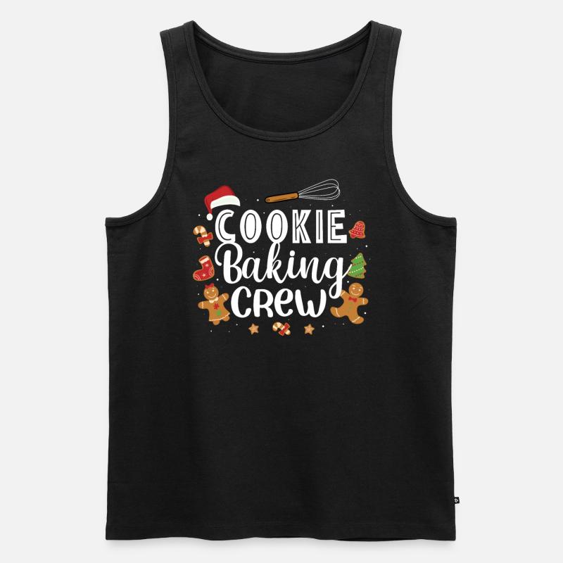 Bäcker Bäckerein Backwaren Backen Geschenk - Männer Premium Bio Tank Top - Schwarz
