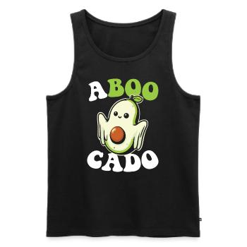 Avocado Guacamole Vegan Geschenk - Männer Premium Bio Tank Top - Schwarz - Vorne - AI Model Male 178 light (178cm)