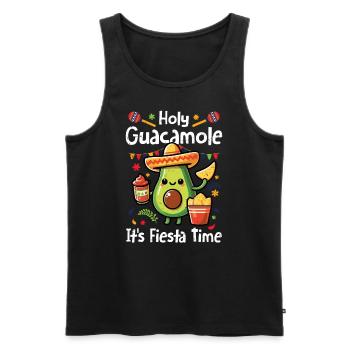 Avocado - Men's Premium Organic Tank Top - black - Front - AI Model Male 178 light (178cm)