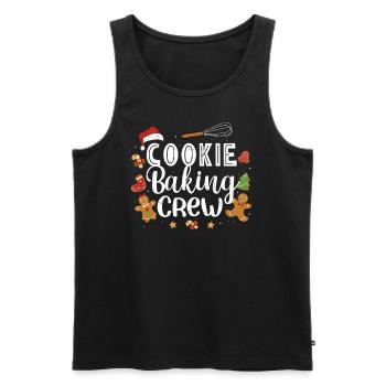 Baker - Men's Premium Organic Tank Top - black - Front - AI Model Male 178 light (178cm)
