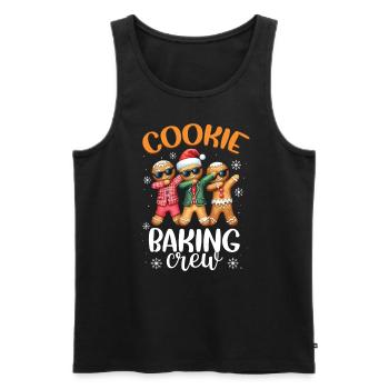 Baker Bakery Bakery Baking Gift - Men's Premium Organic Tank Top - black - Front - AI Model Male 178 light (178cm)