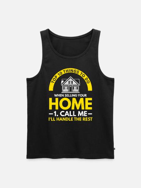Realtor - Men's Premium Organic Tank Top - black