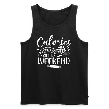 Baker - Men's Premium Organic Tank Top - black - Front - AI Model Male 178 light (178cm)