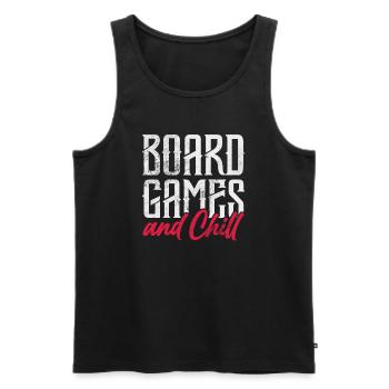 Board game - Men's Premium Organic Tank Top - black - Front - Michal (187cm)