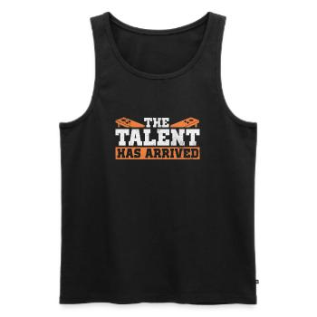 Cornhole - Männer Premium Bio Tank Top - Schwarz - Vorne - Michal (187cm)