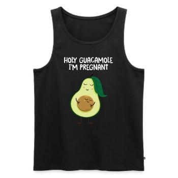 Avocado - Men's Premium Organic Tank Top - black - Front - AI Model Male 178 light (178cm)