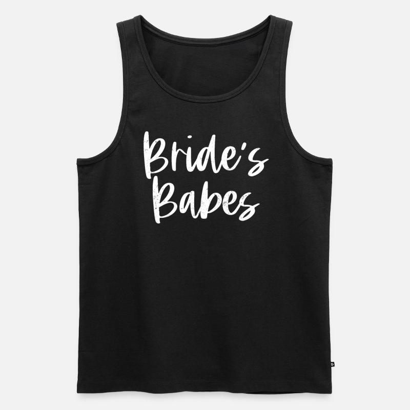 Junggesellin - Männer Premium Bio Tank Top - Schwarz