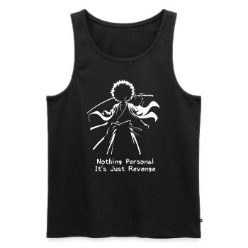 Samurai Ronin Schwertkampf Krieger Geschenk - Männer Premium Bio Tank Top - Schwarz - Vorne - AI Model Male 178 light (178cm)